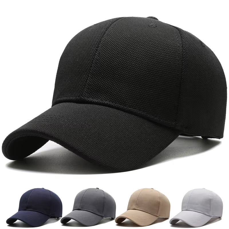 Pineapple Print Lightweight Baseball Cap for Men and Women - Casual Visor Hat with Minimalist Design, Suitable for Larger Head Sizes
